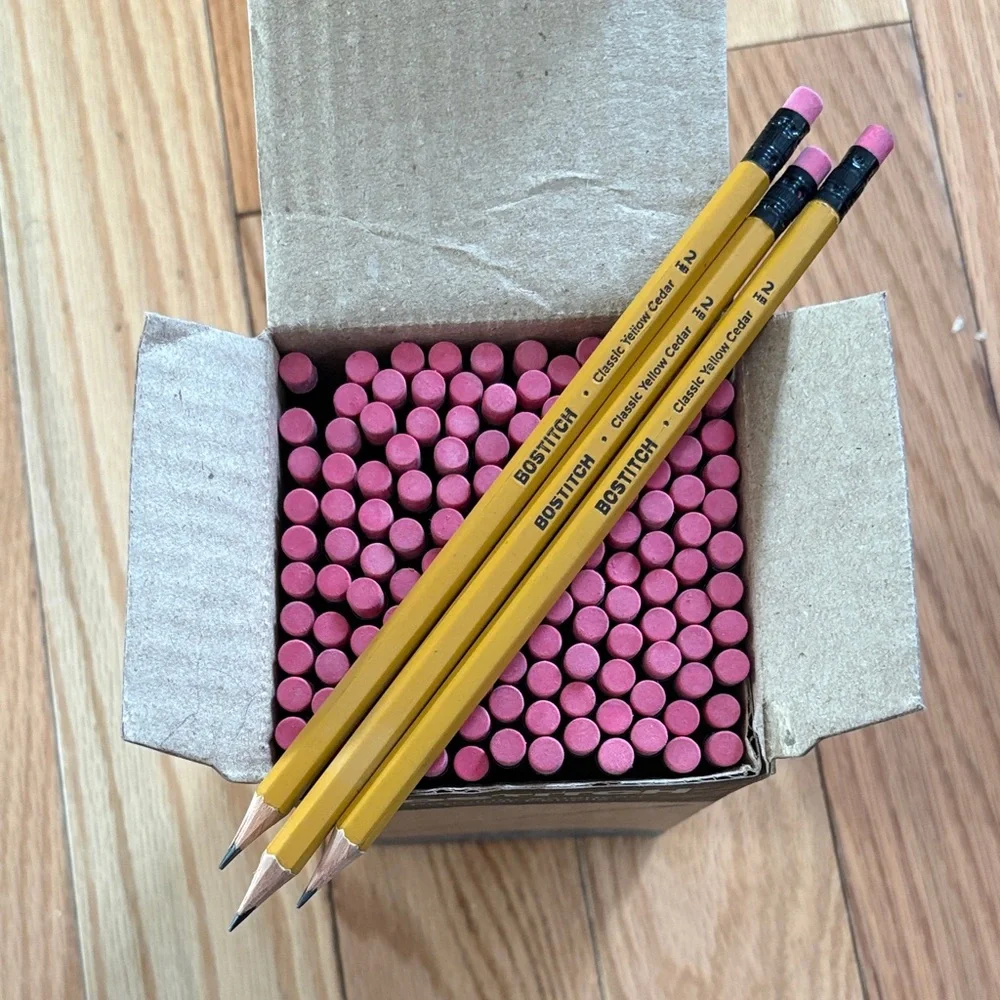 Bostitch Premium American Cedar Pencils - 144 Pack